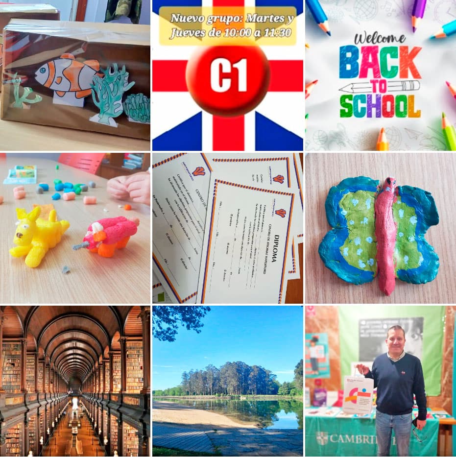 Redes sociales del Centro de Idiomas Waterford